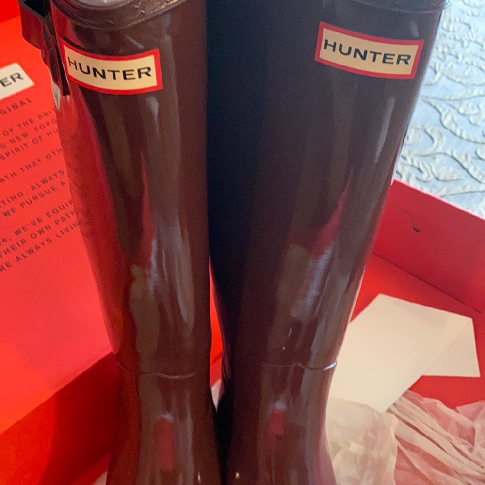 Hunter Women's Brown Winter & Rain Boots